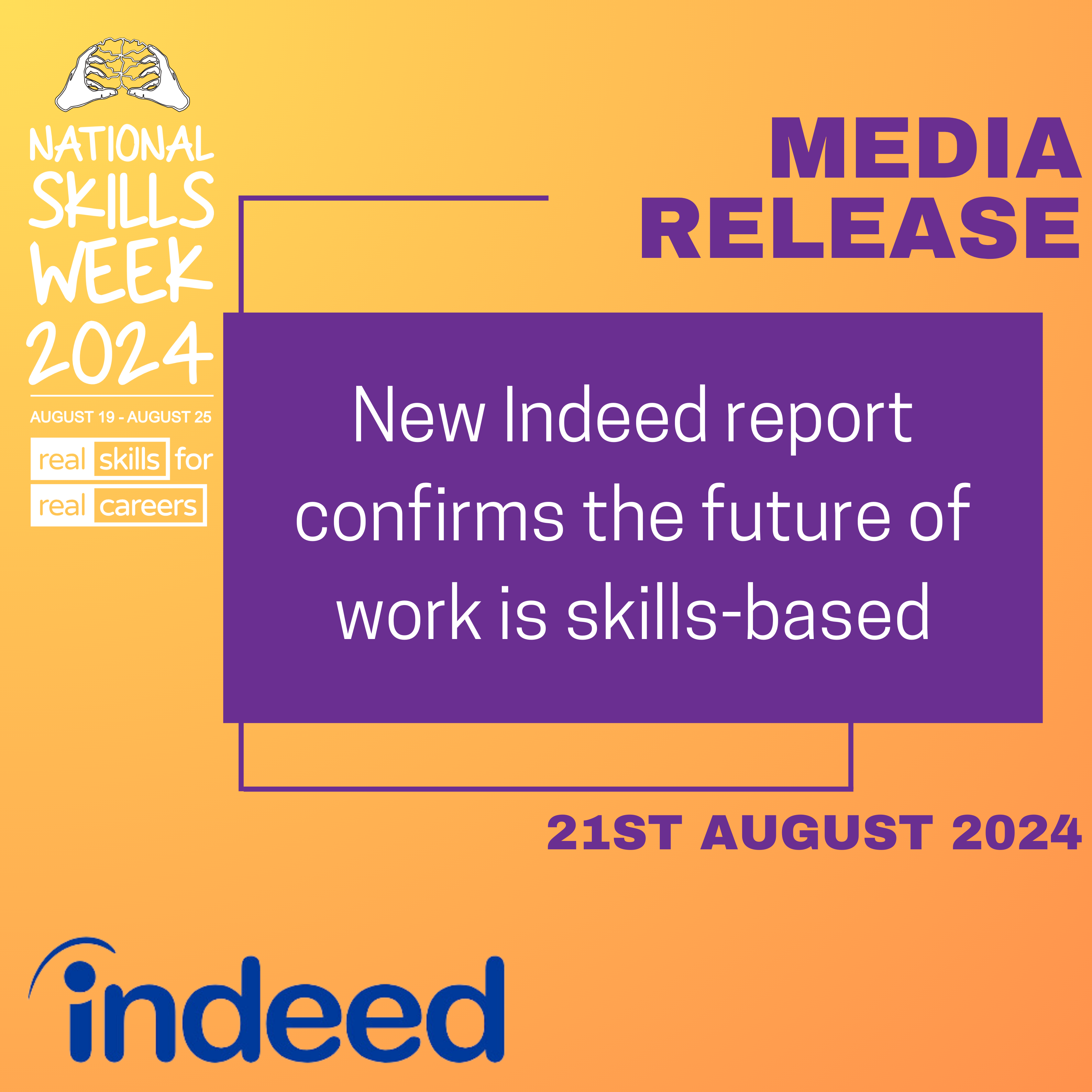 Media Release New Indeed report confirms the future of work is skills